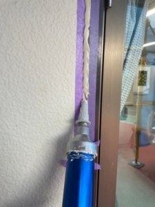 シーリング施工　充填中